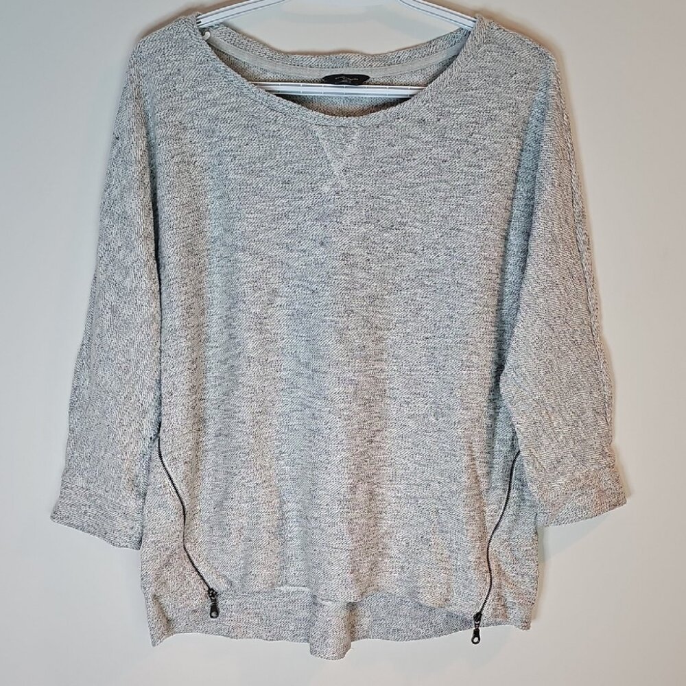 Denver Hayes XL Silver And Gray Women's Sweater